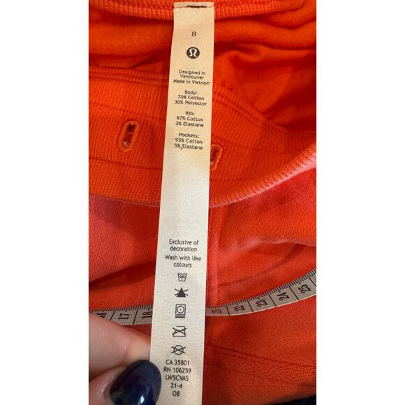 Lululemon scuba high rise jogger warm coral size 8 - Picture 7 of 13